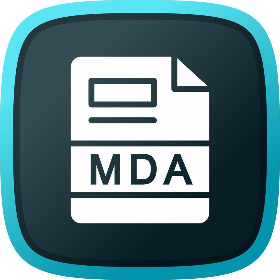 MDA Creative Icon Design vector