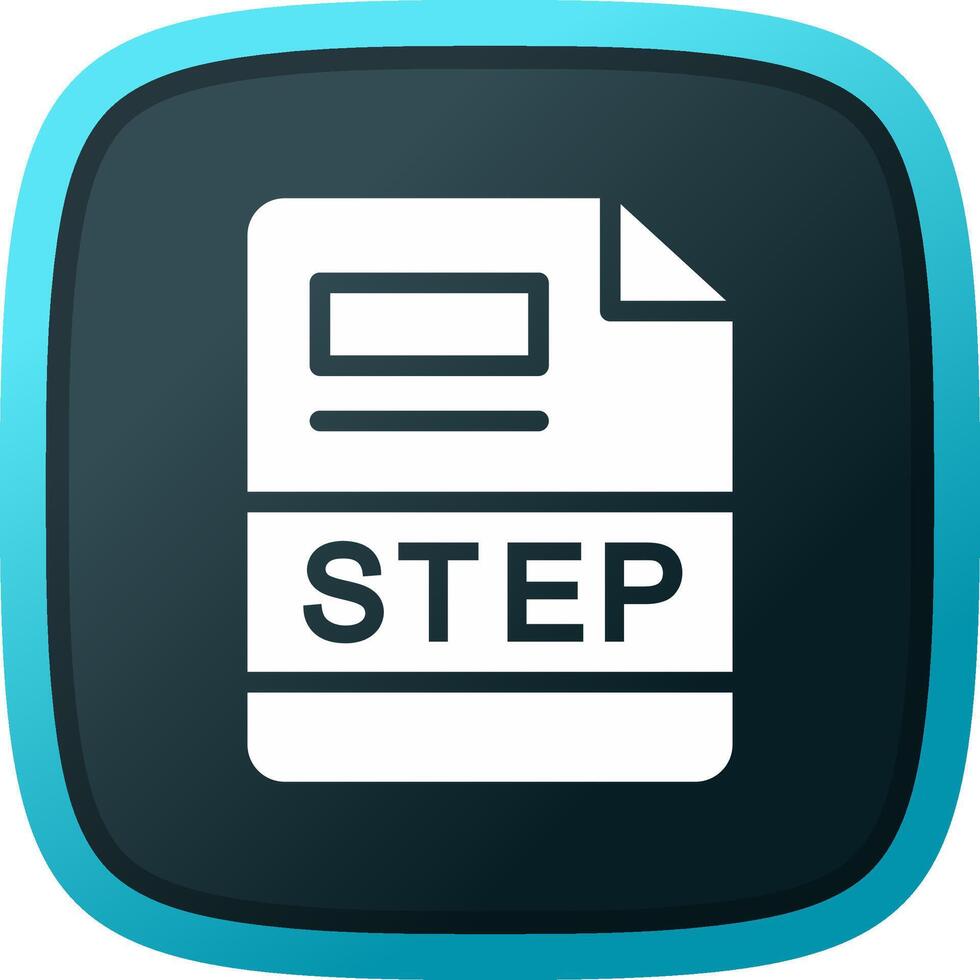 STEP Creative Icon Design vector