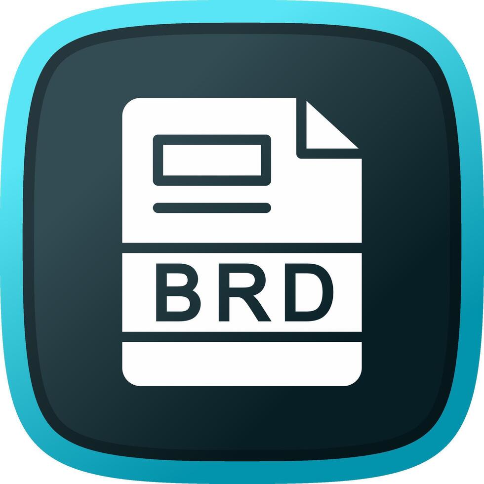 BRD Creative Icon Design vector