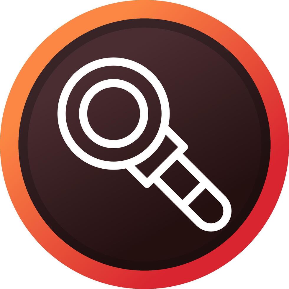 Magnifying Glass Creative Icon Design vector