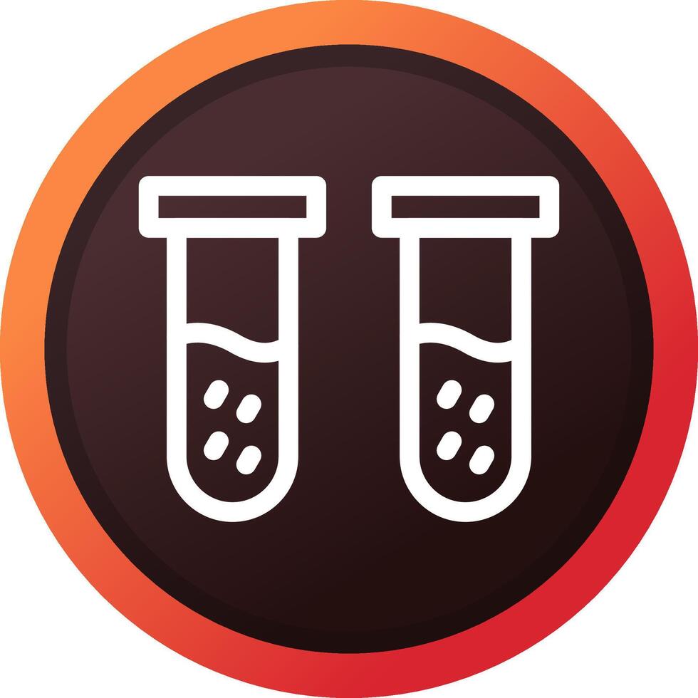 Test Tube Creative Icon Design vector