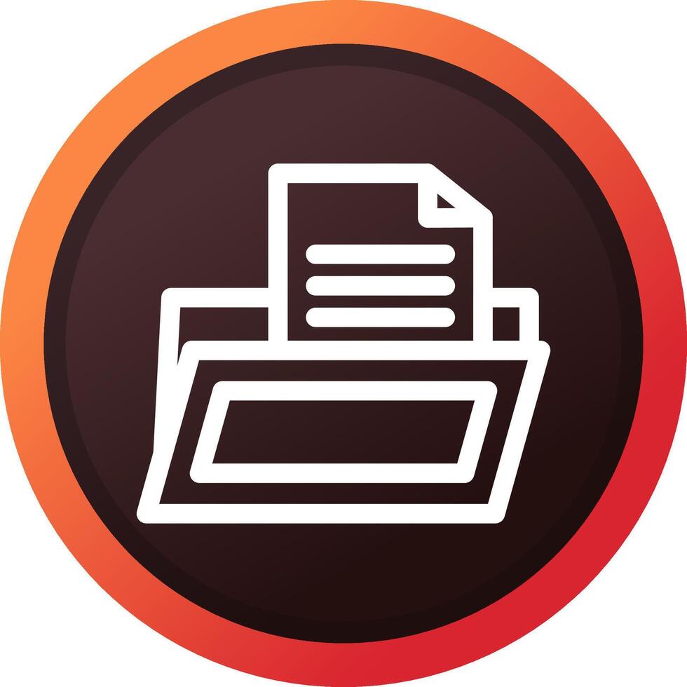 Folder Creative Icon Design vector