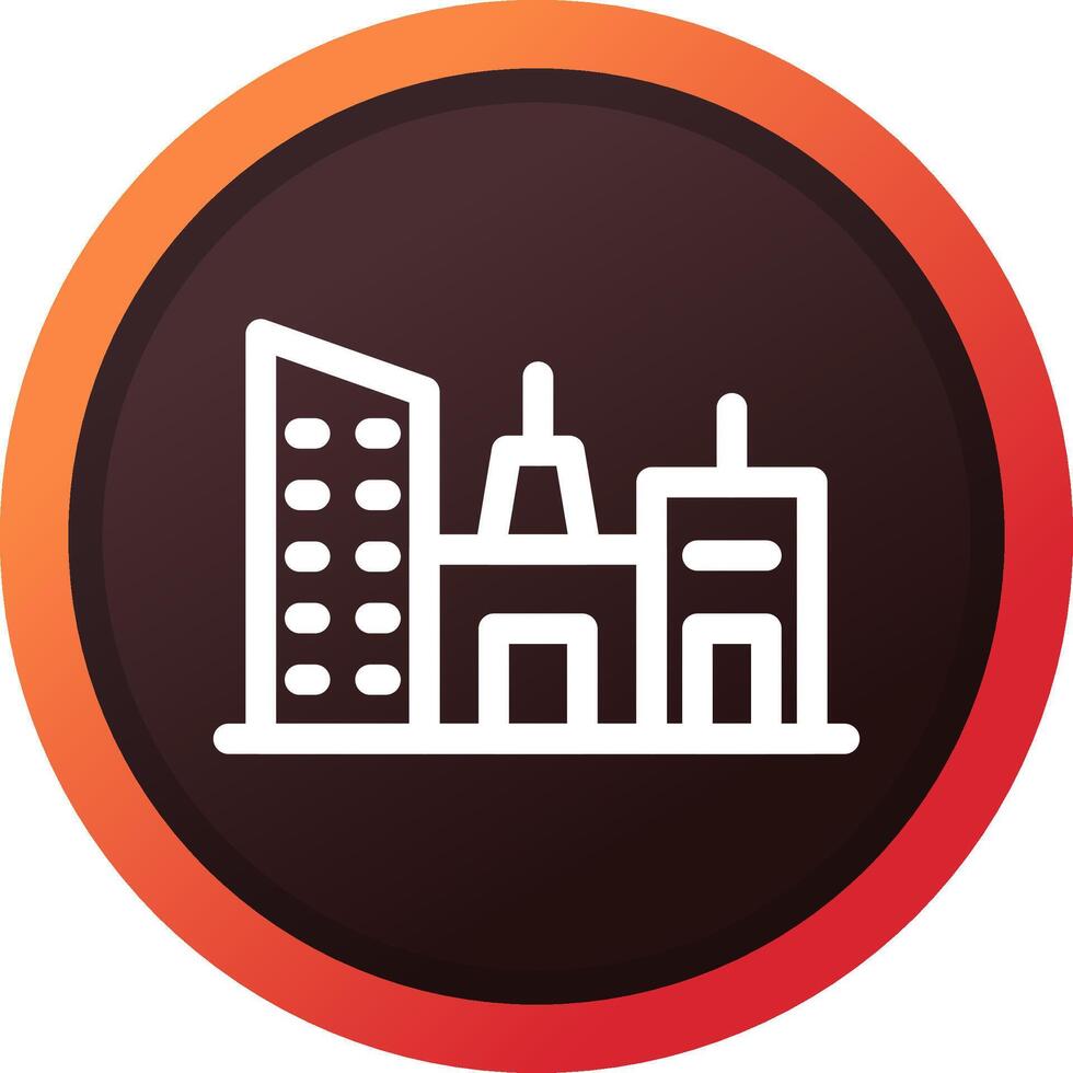 Property Building Creative Icon Design vector