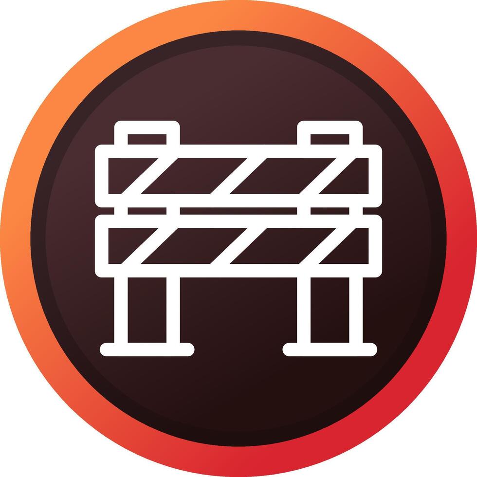 Barrier Creative Icon Design vector