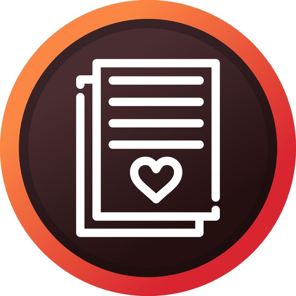 Love Letter Creative Icon Design vector