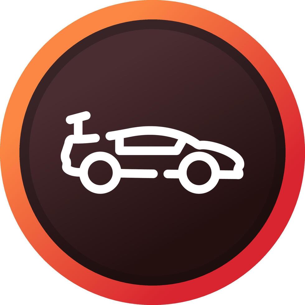 Super Car Creative Icon Design vector