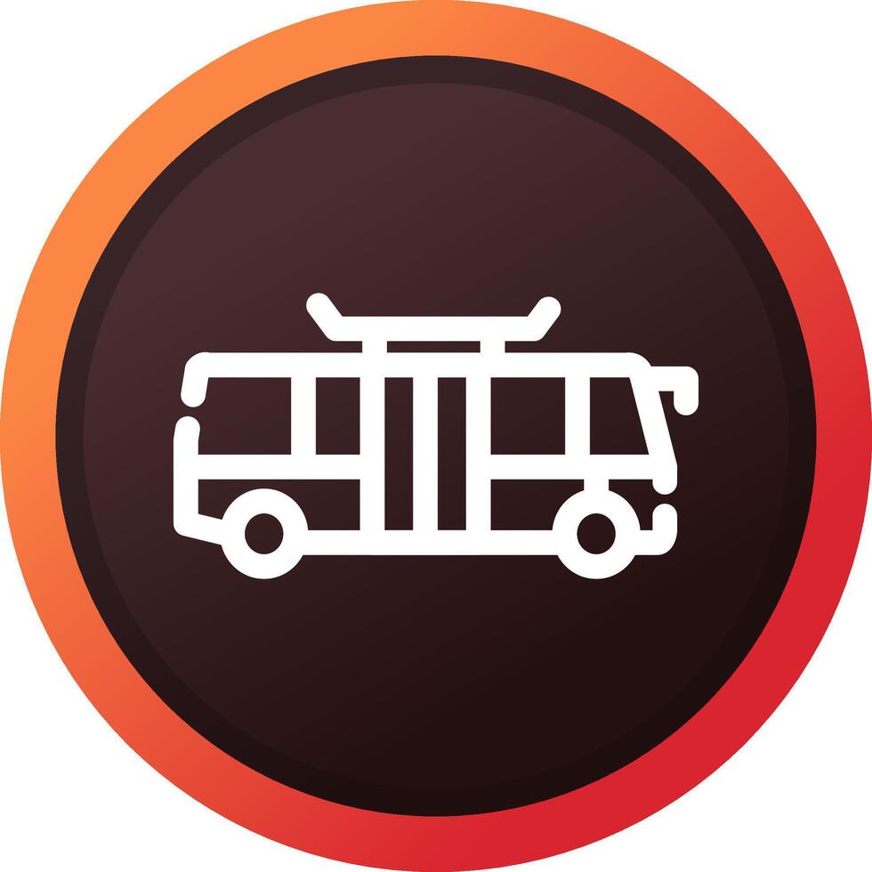 diseño de icono creativo de autobús vector