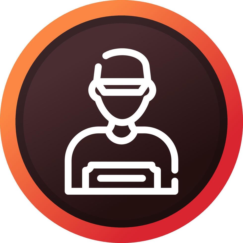 Worker Creative Icon Design vector