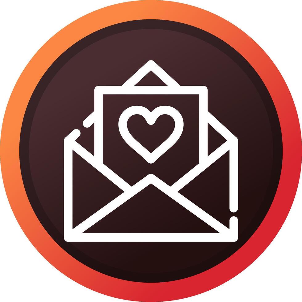 Love Letter Creative Icon Design vector