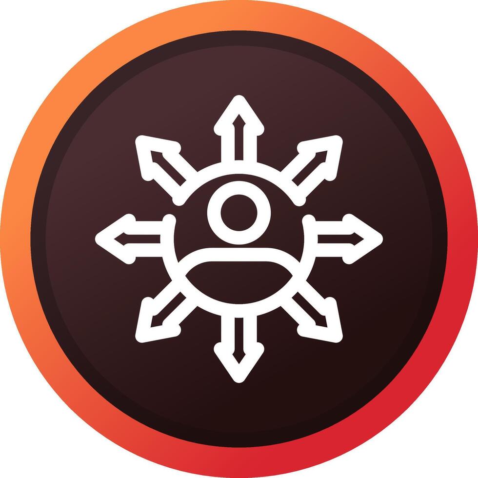 Influence Creative Icon Design vector