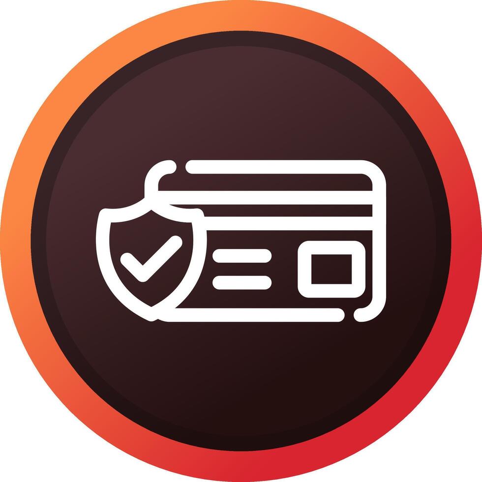 Payment Security Creative Icon Design vector