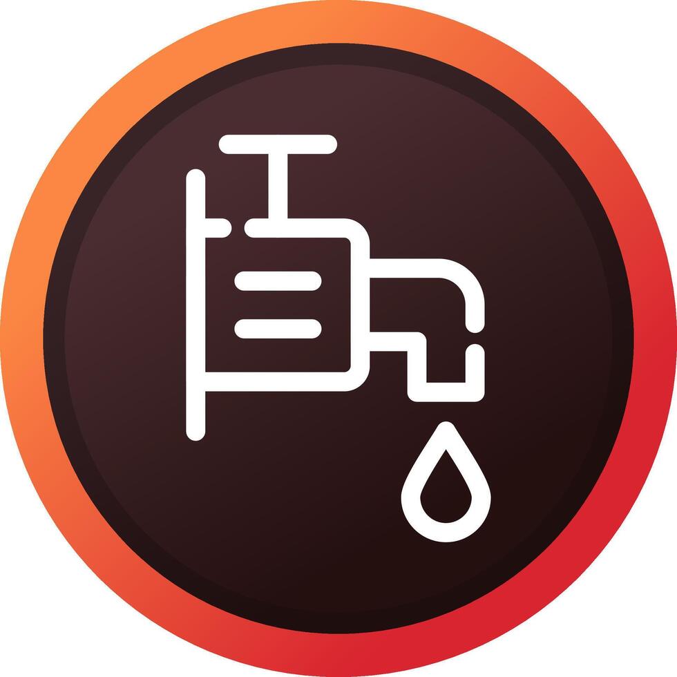 Faucet Creative Icon Design vector