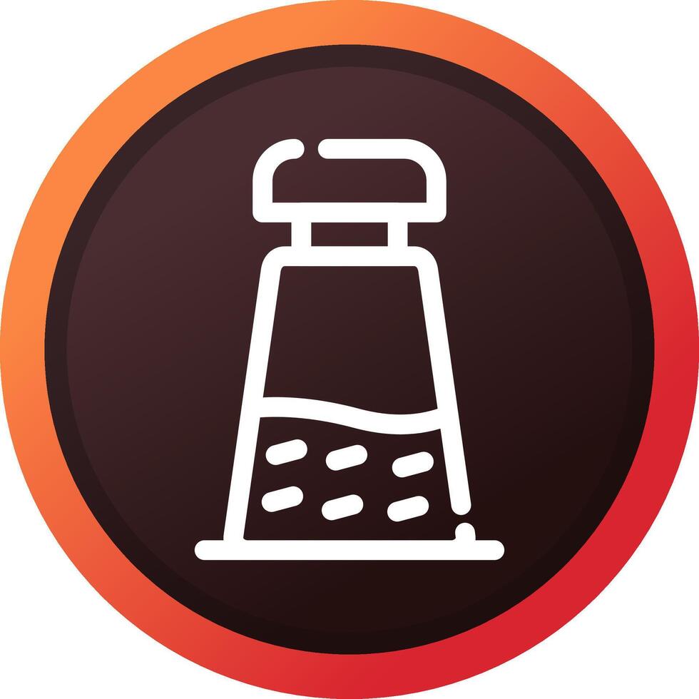 Salt And Pepper Creative Icon Design vector