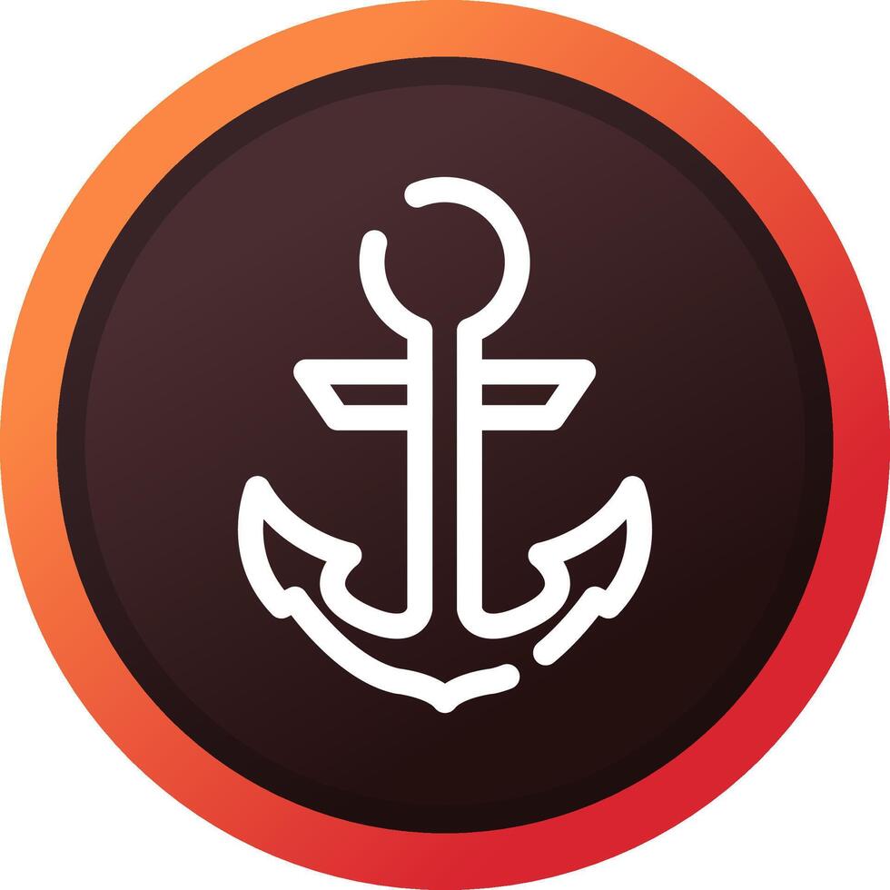 Anchor Creative Icon Design vector