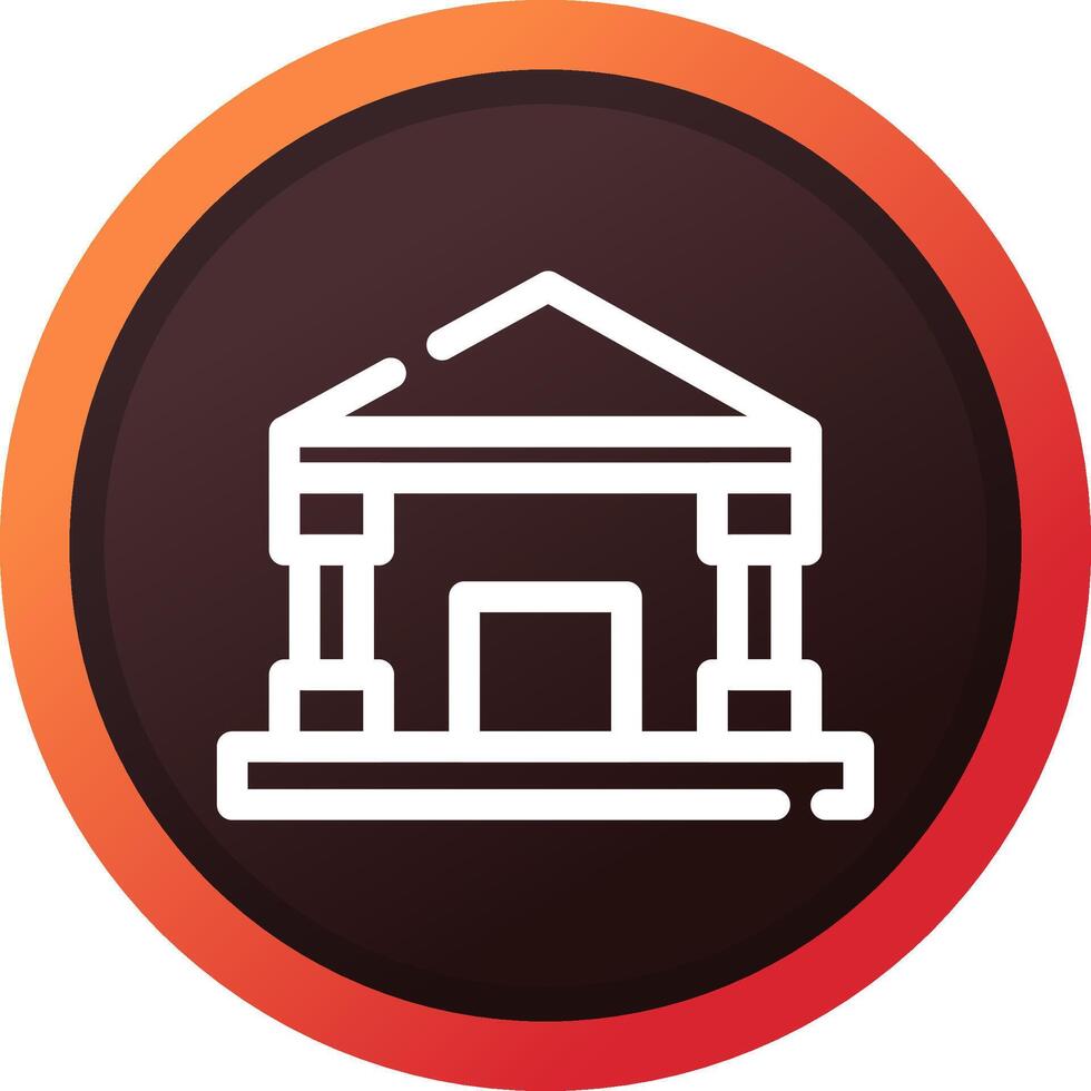 Bank Creative Icon Design vector