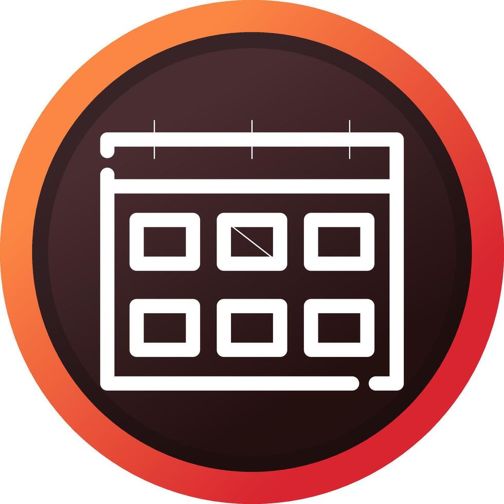 glyph Gradient Corner Design vector