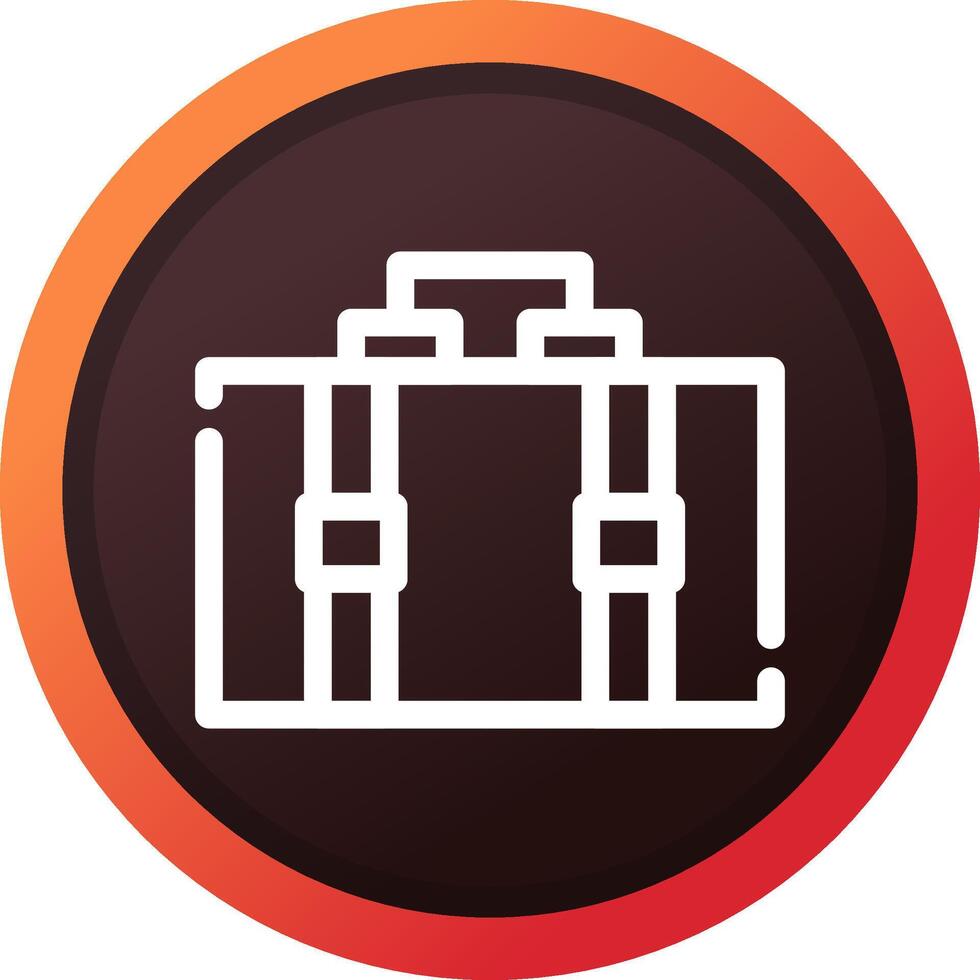 Suitcase Creative Icon Design vector