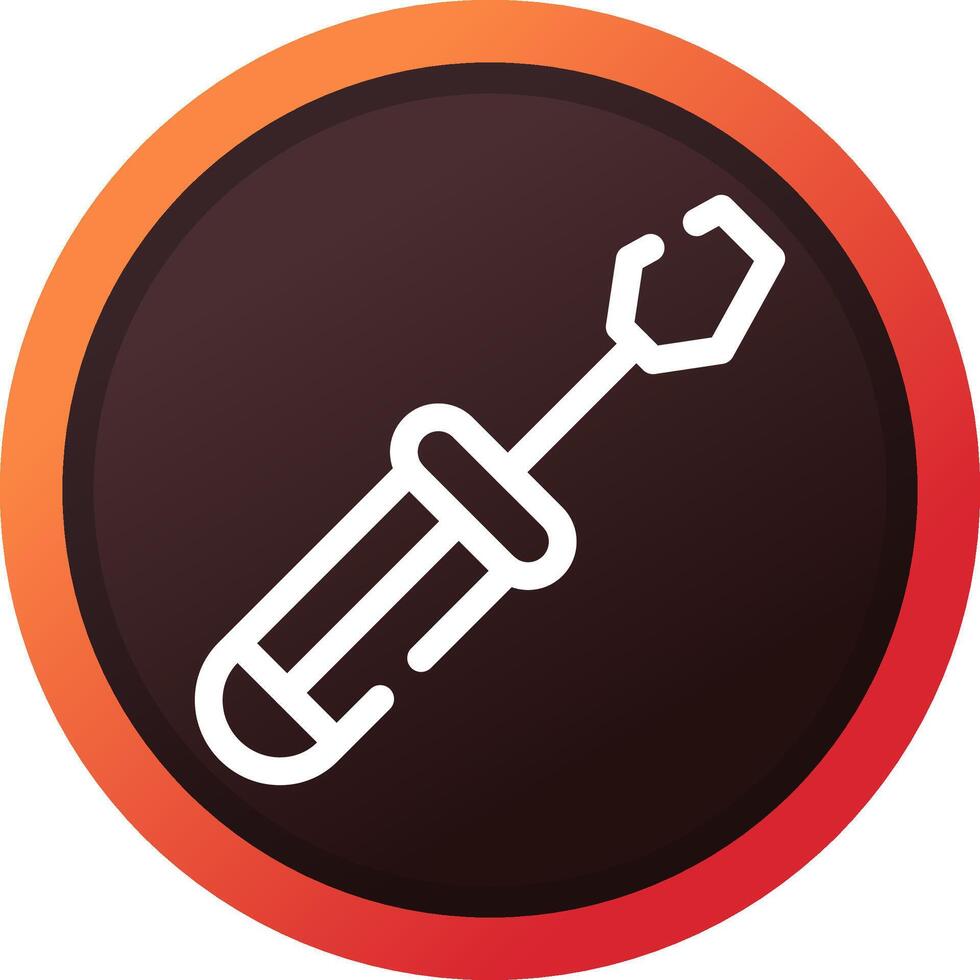 Screwdriver Creative Icon Design vector