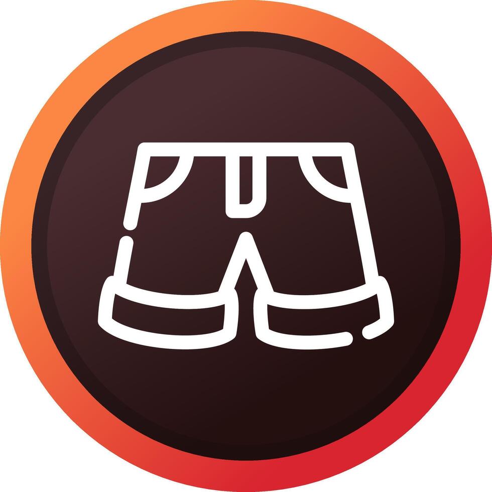 Shorts Creative Icon Design vector