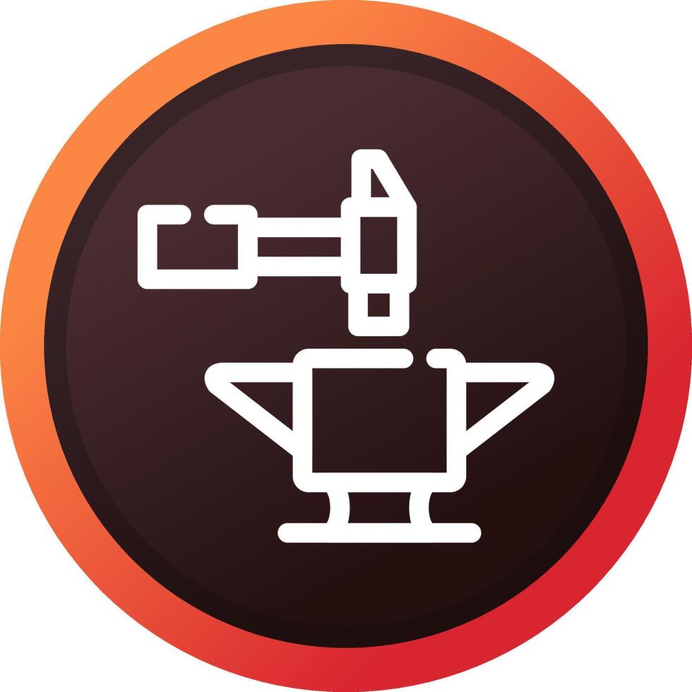 Anvil Creative Icon Design vector