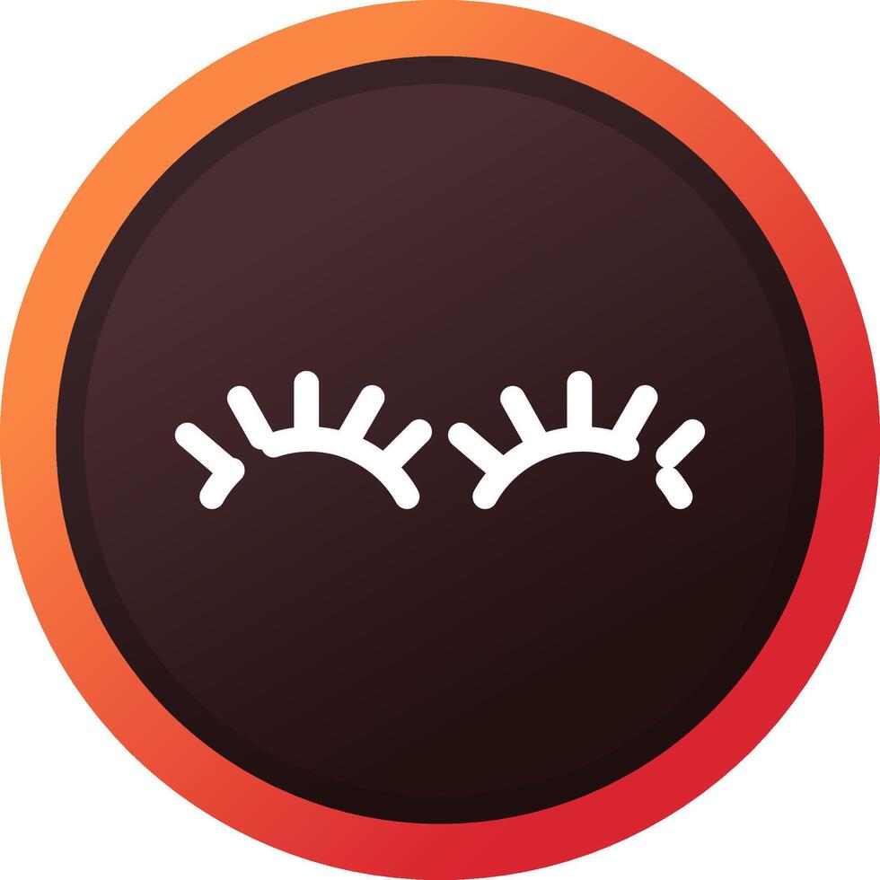 Eyelashes Creative Icon Design vector