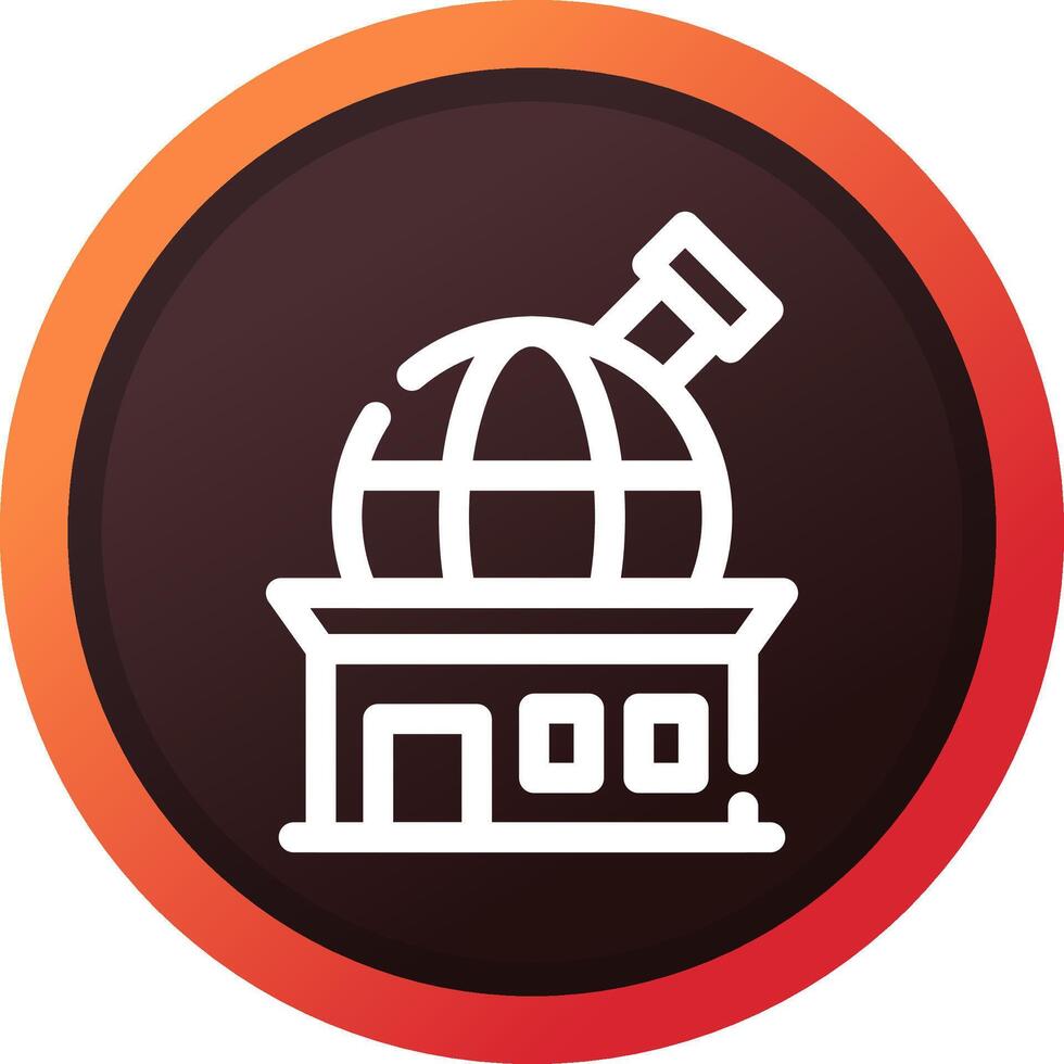 Observatory Creative Icon Design vector