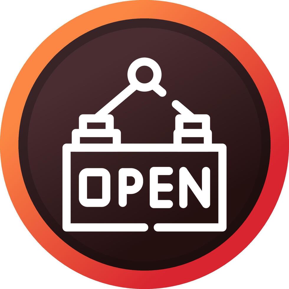 Open Creative Icon Design vector