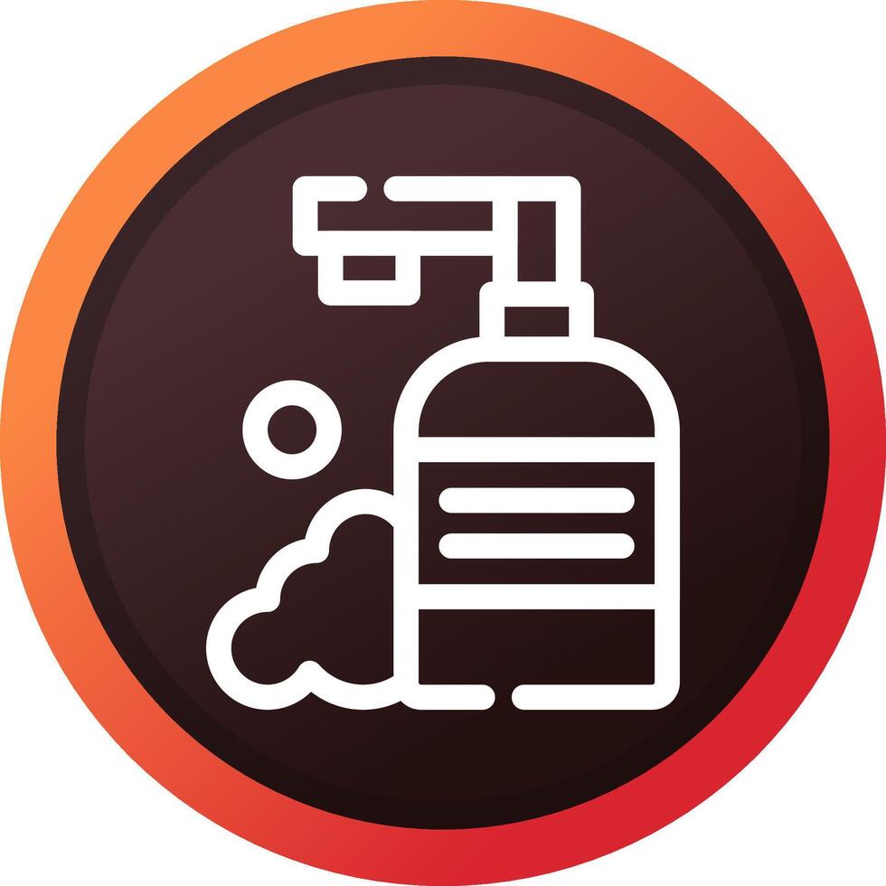 Shampoo Creative Icon Design vector