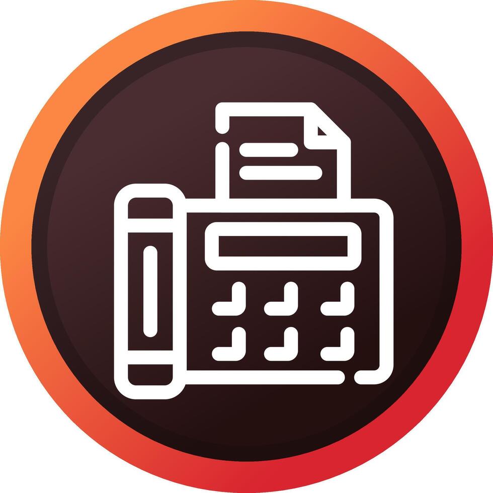 Fax Creative Icon Design vector