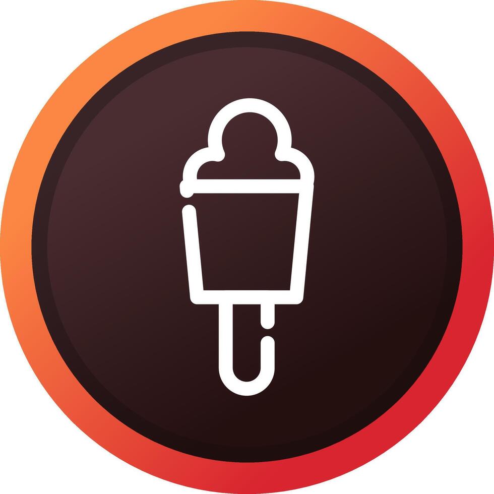 Ice Cream Creative Icon Design vector