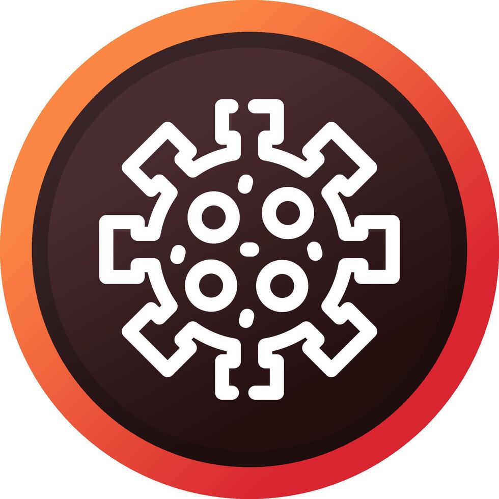 Virus Creative Icon Design vector