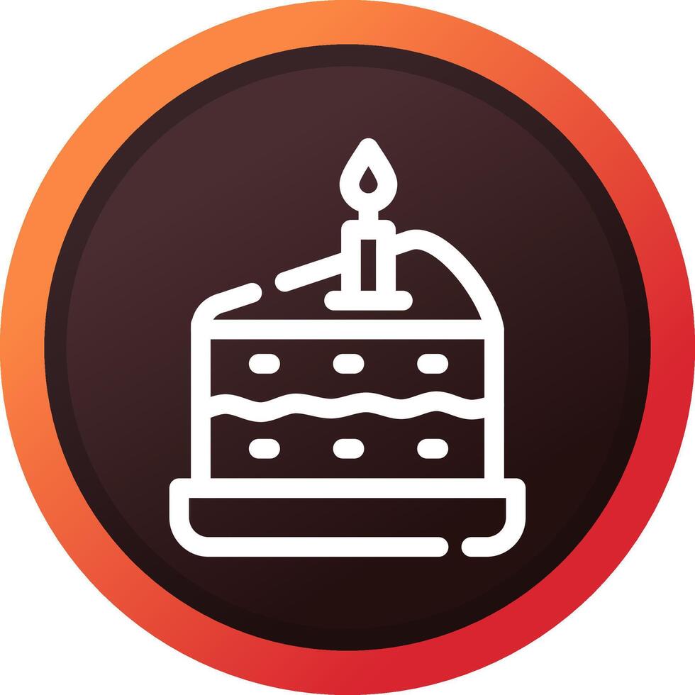 Cake Creative Icon Design vector