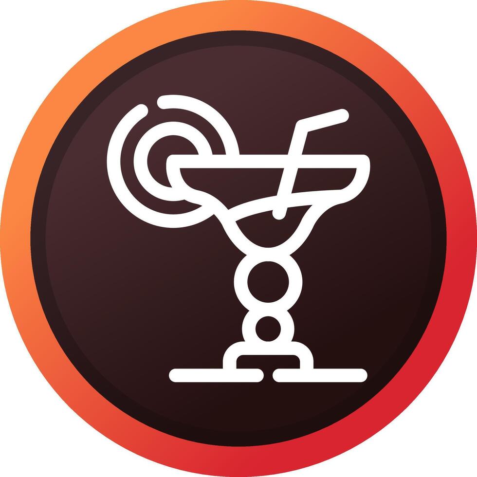 Cocktail Creative Icon Design vector