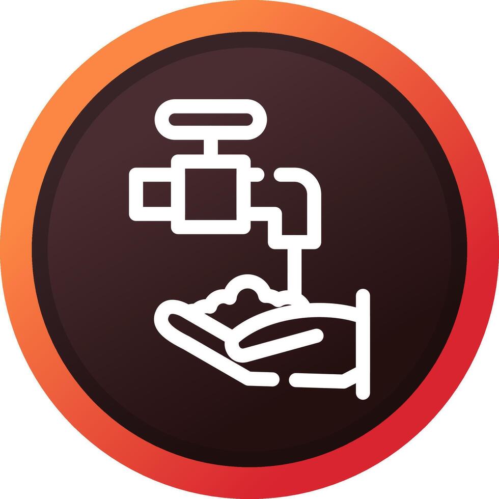 Handwash Creative Icon Design vector