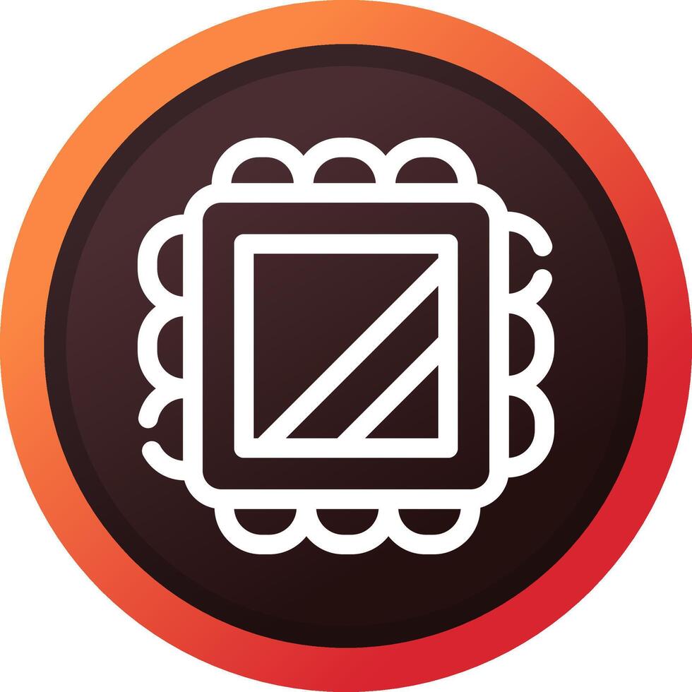 Magic Mirror Creative Icon Design vector