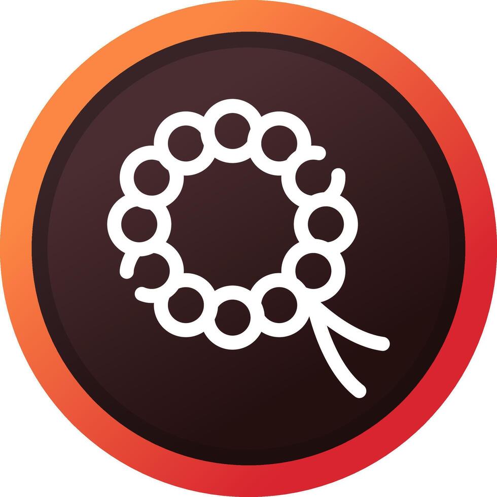 Rosary Creative Icon Design vector