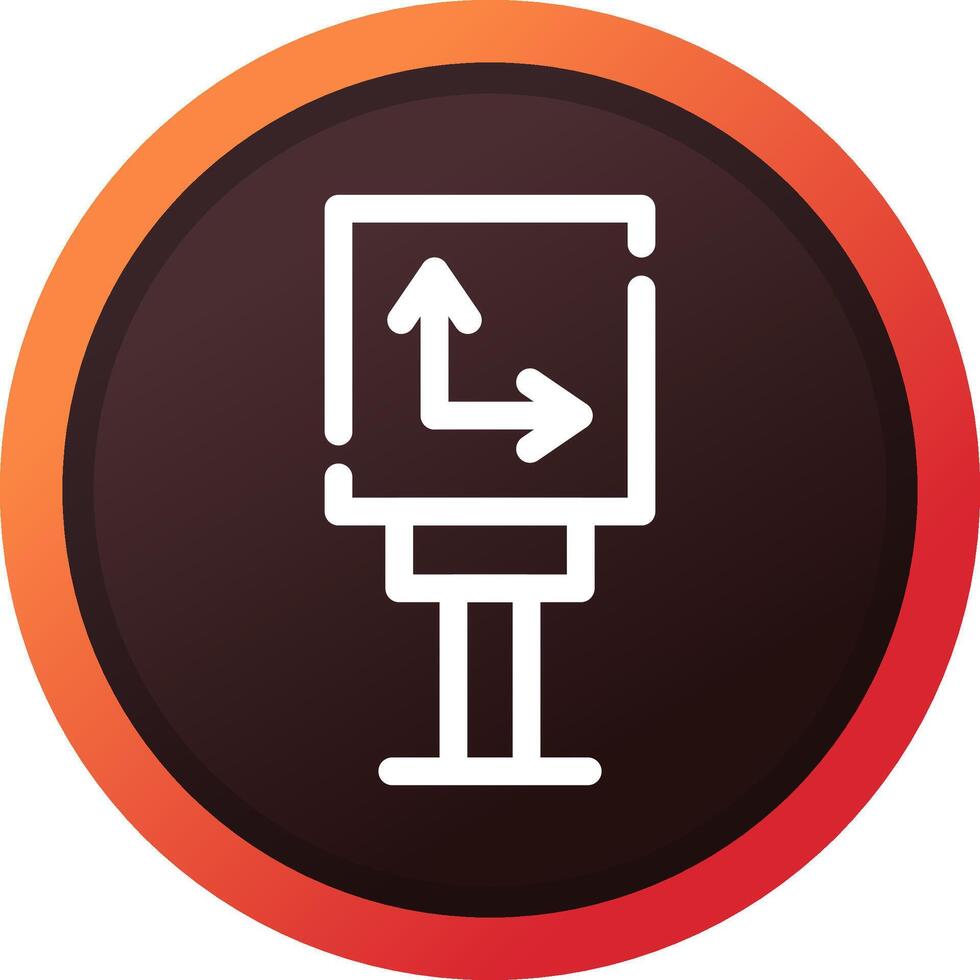 Roads Creative Icon Design vector