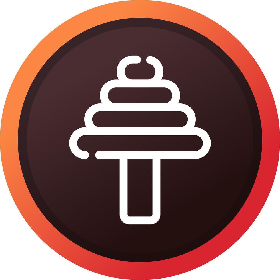 Edge Step Drill Creative Icon Design vector