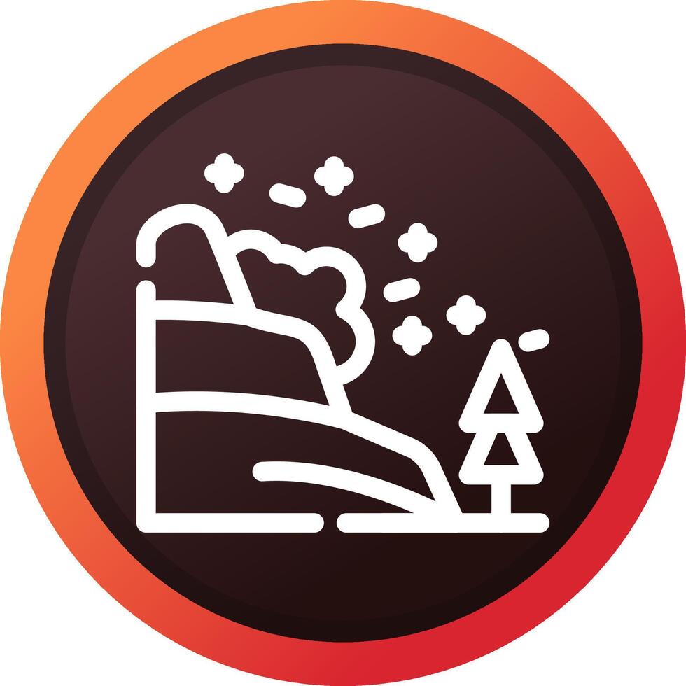 Avalanche Creative Icon Design vector