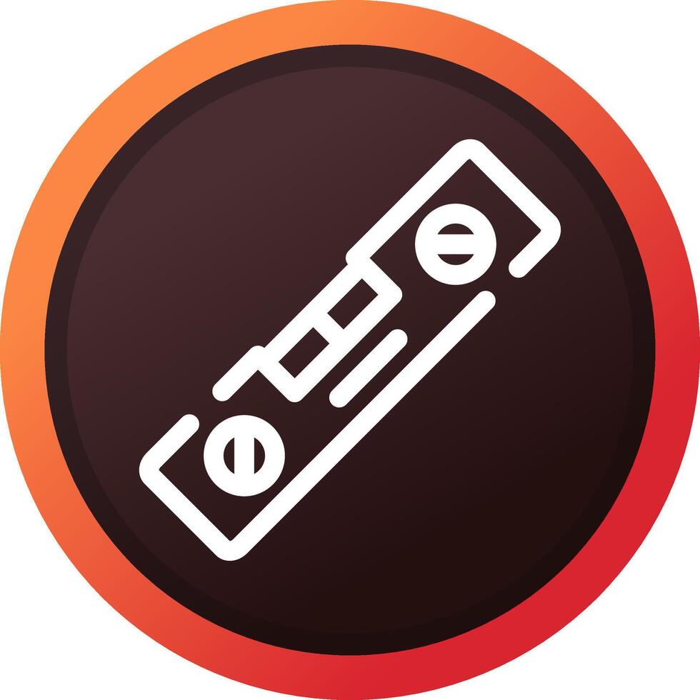 Spirit Level Creative Icon Design vector