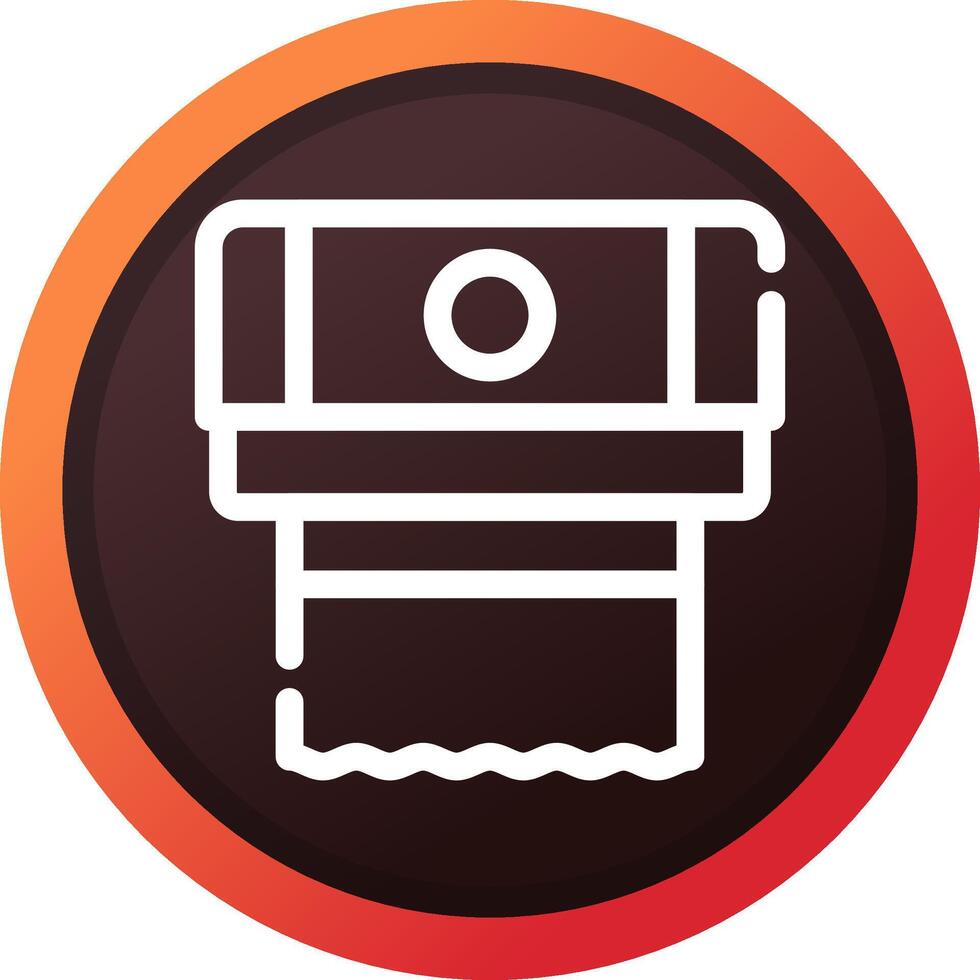 Paper Towel Creative Icon Design vector