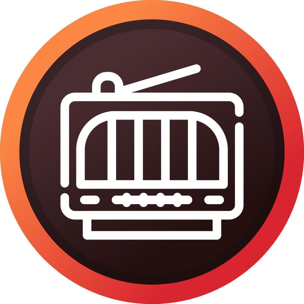Radio Creative Icon Design vector
