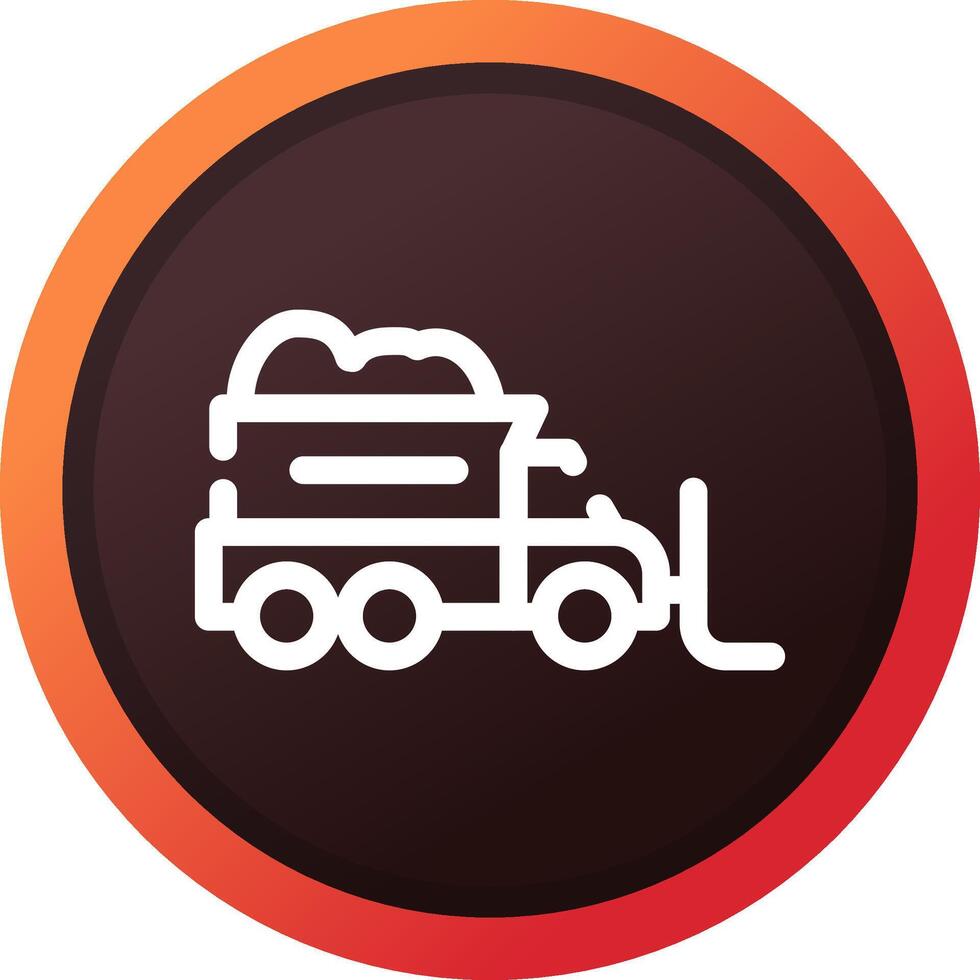 Snowplow Creative Icon Design vector