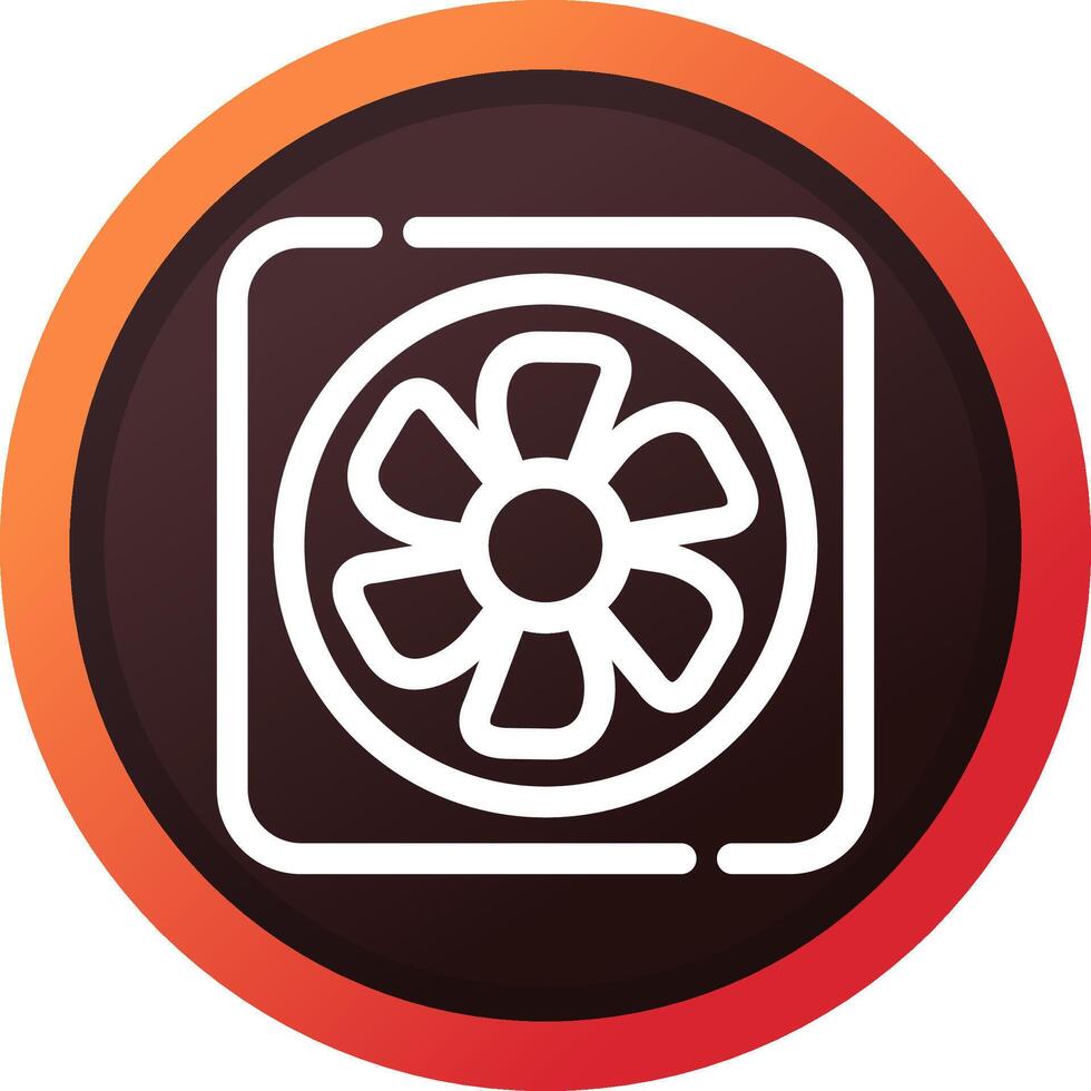 Fan Creative Icon Design vector