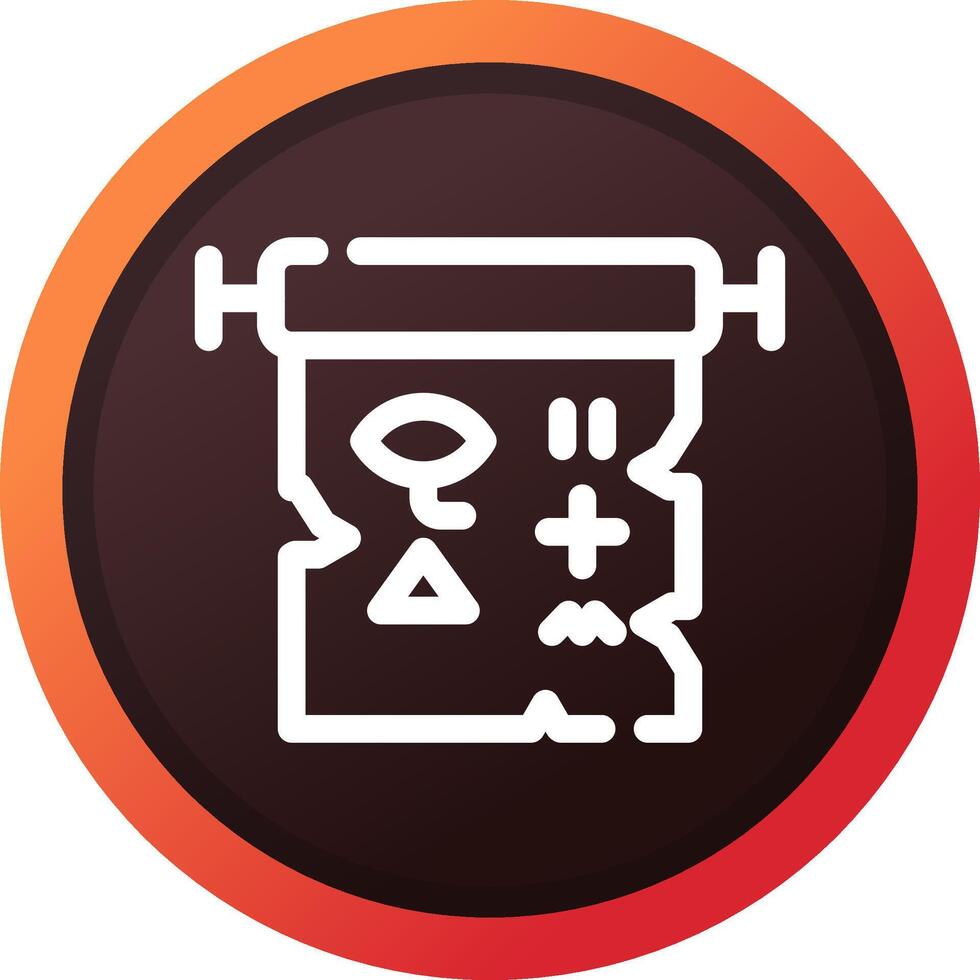 Hieroglyph Creative Icon Design vector