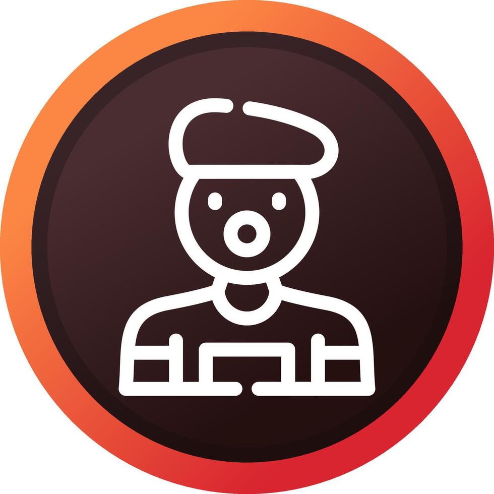 Mime Creative Icon Design vector