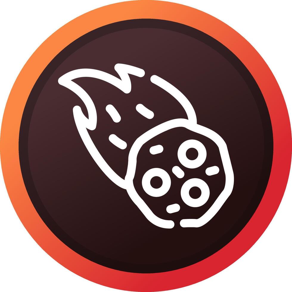 Meteor Creative Icon Design vector