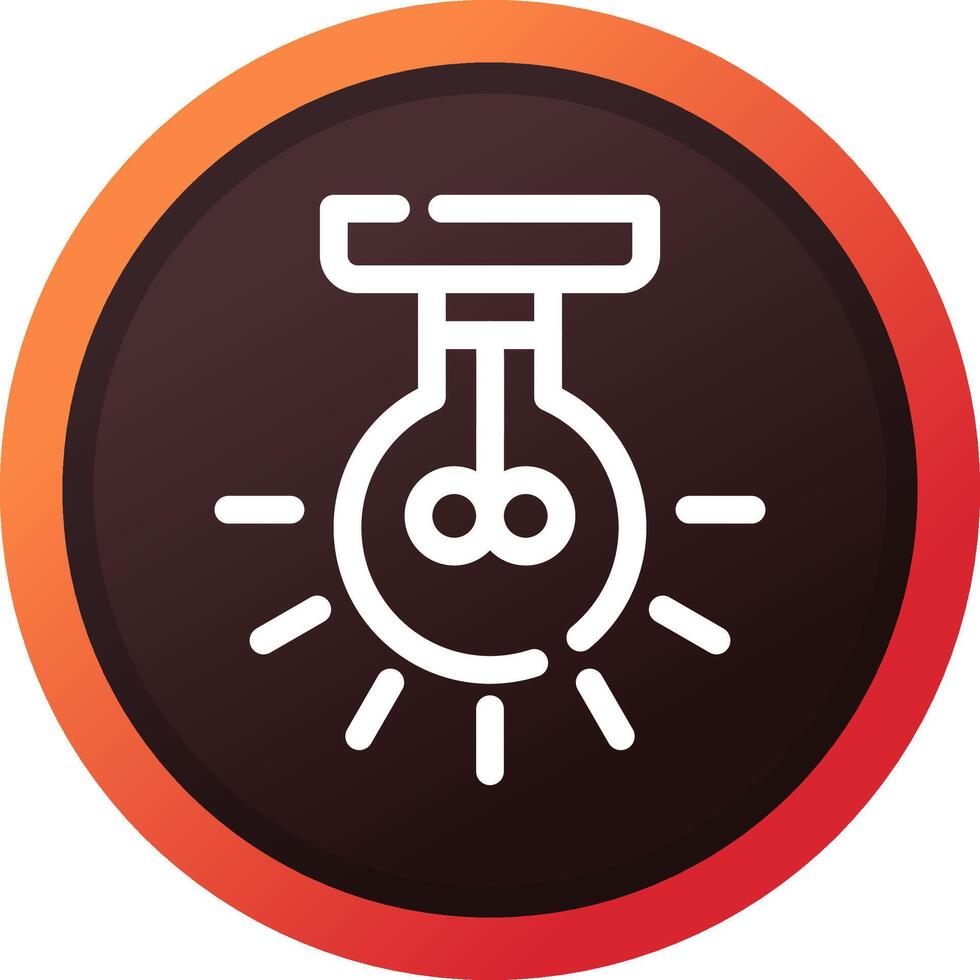 glyph Gradient Corner Design vector