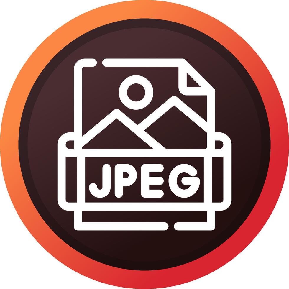 Jpeg Creative Icon Design vector