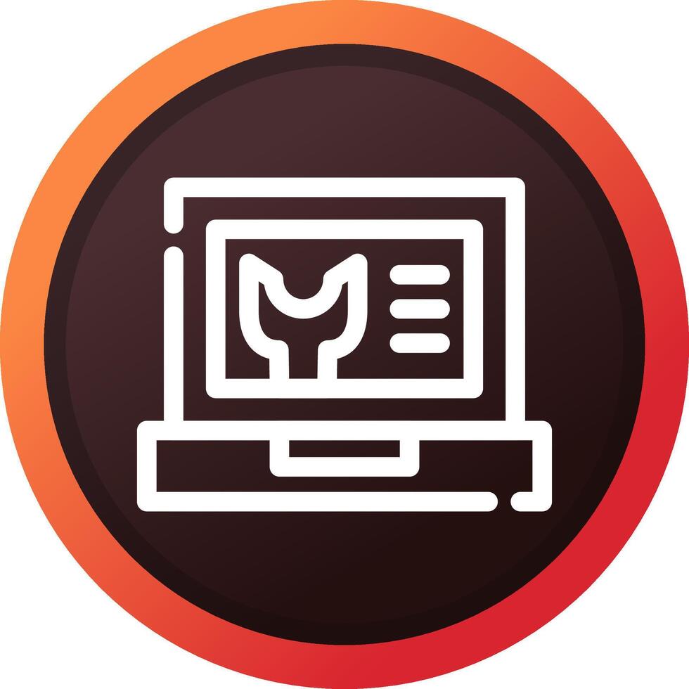 Web Maintenance Creative Icon Design vector